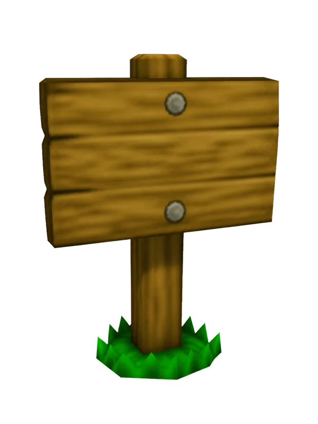 wooden signpost